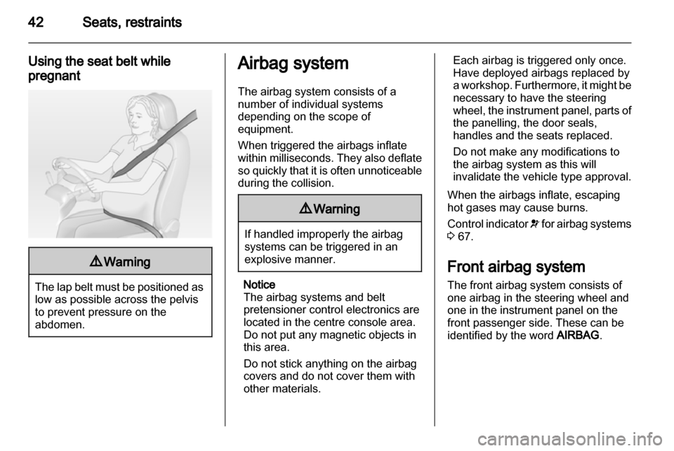 VAUXHALL AMPERA 2012  Owners Manual 