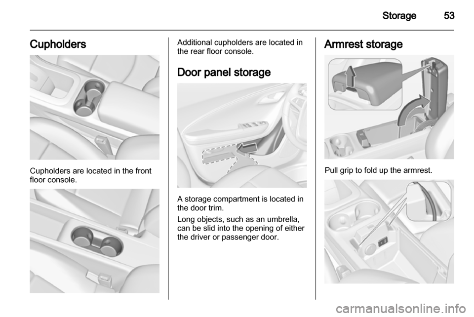VAUXHALL AMPERA 2012  Owners Manual 