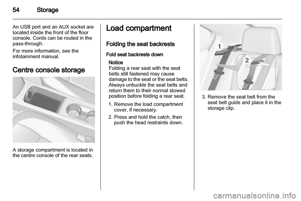 VAUXHALL AMPERA 2012  Owners Manual 