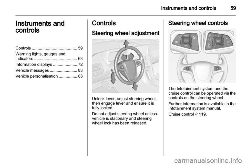 VAUXHALL AMPERA 2012  Owners Manual 