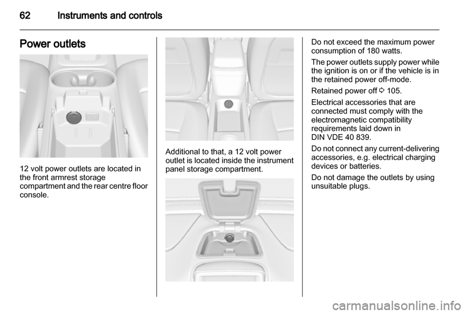 VAUXHALL AMPERA 2012  Owners Manual 