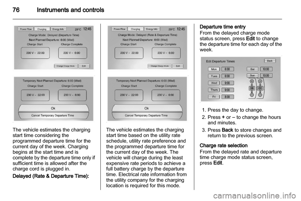 VAUXHALL AMPERA 2012  Owners Manual 
