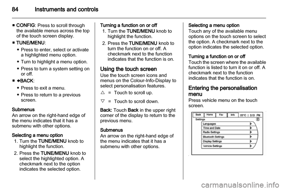 VAUXHALL AMPERA 2012  Owners Manual 