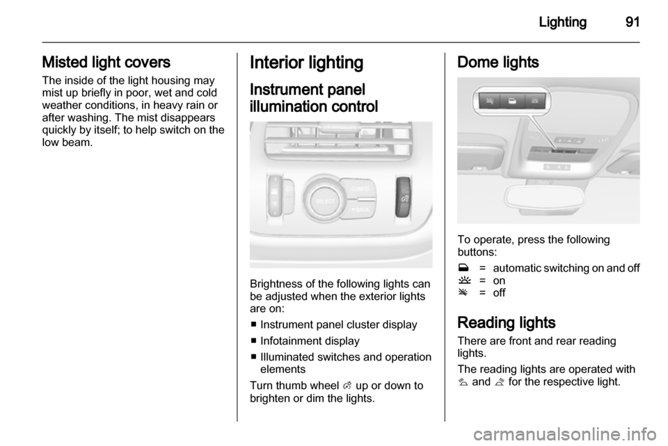 VAUXHALL AMPERA 2012  Owners Manual 