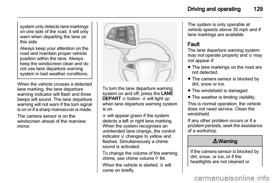 VAUXHALL AMPERA 2013  Owners Manual 