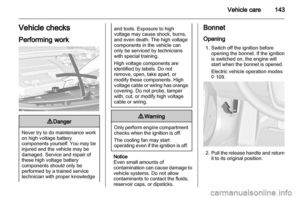 VAUXHALL AMPERA 2013  Owners Manual 