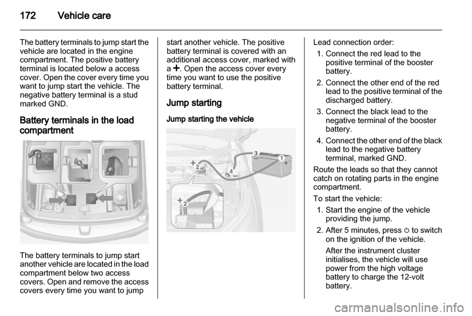 VAUXHALL AMPERA 2013  Owners Manual 