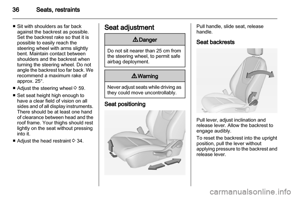 VAUXHALL AMPERA 2013  Owners Manual 