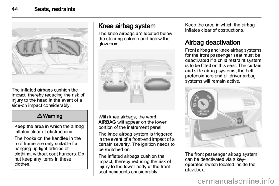 VAUXHALL AMPERA 2013  Owners Manual 