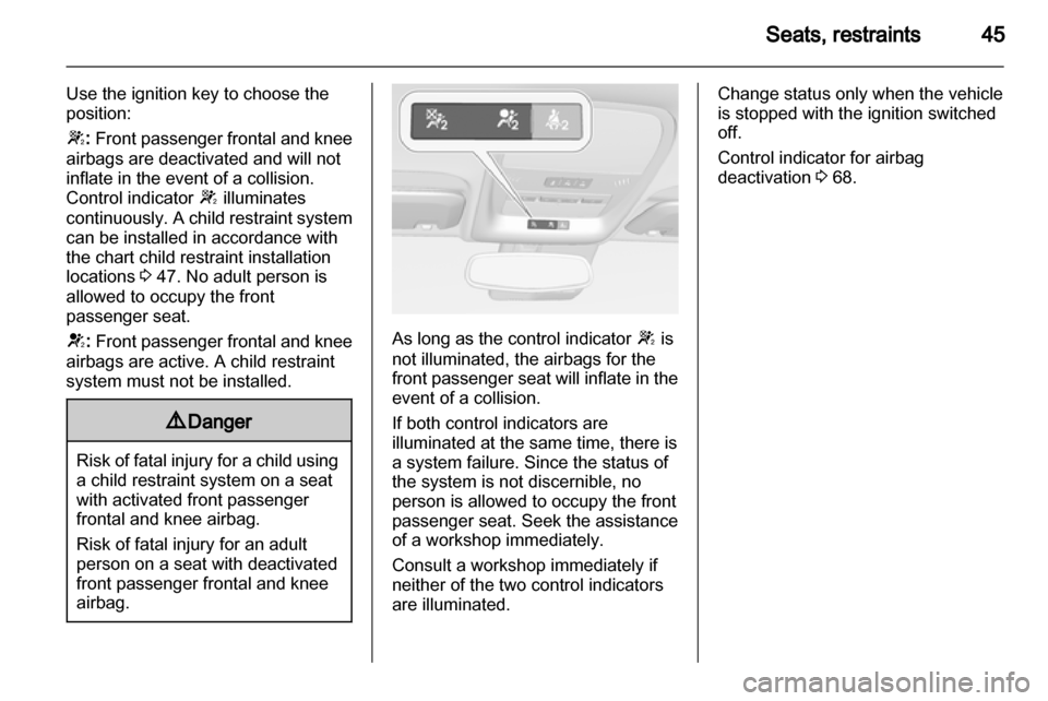 VAUXHALL AMPERA 2013  Owners Manual 