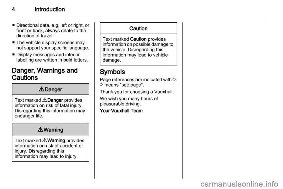 VAUXHALL AMPERA 2013  Owners Manual 
