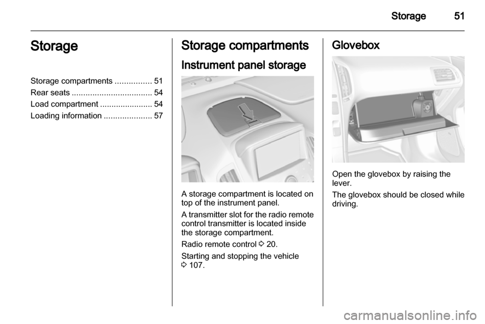 VAUXHALL AMPERA 2013  Owners Manual 