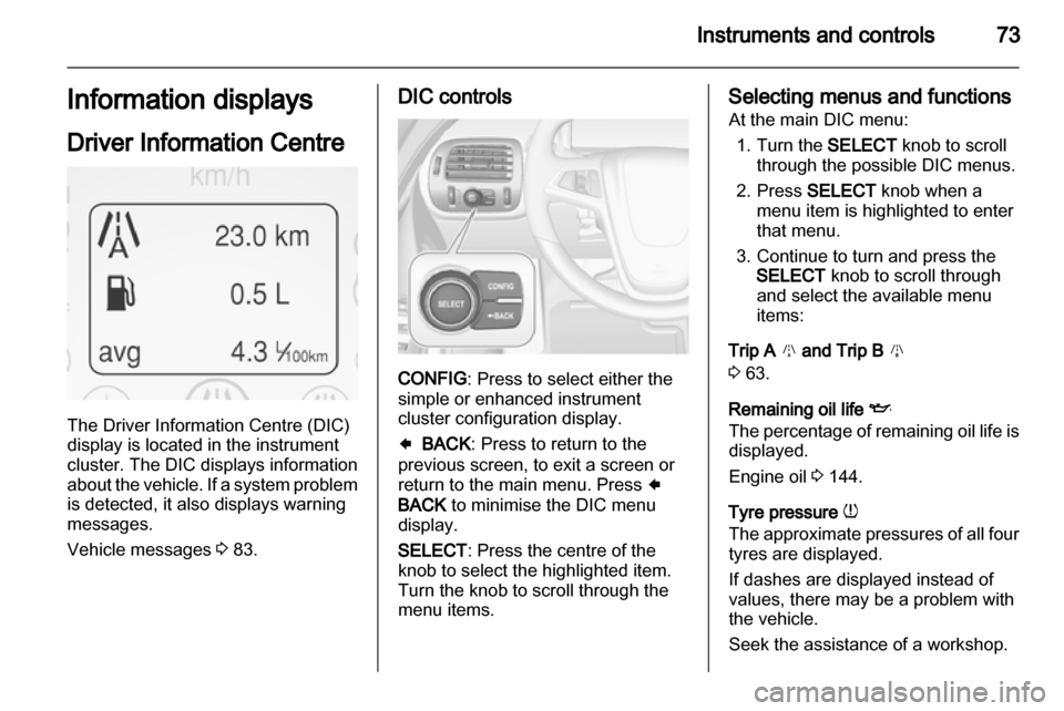 VAUXHALL AMPERA 2013  Owners Manual 