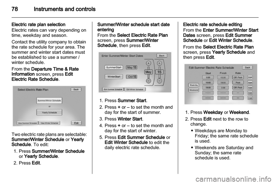 VAUXHALL AMPERA 2013  Owners Manual 