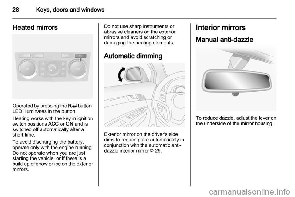 VAUXHALL ANTARA 2013.5  Owners Manual 