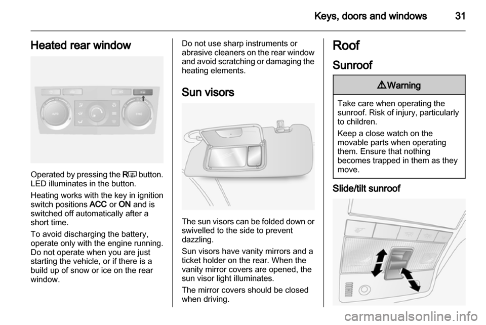 VAUXHALL ANTARA 2013.5  Owners Manual 