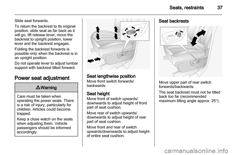 VAUXHALL ANTARA 2013.5  Owners Manual 