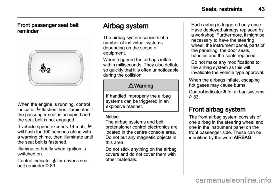VAUXHALL ANTARA 2013.5  Owners Manual 