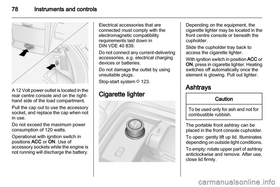 VAUXHALL ANTARA 2013.5  Owners Manual 