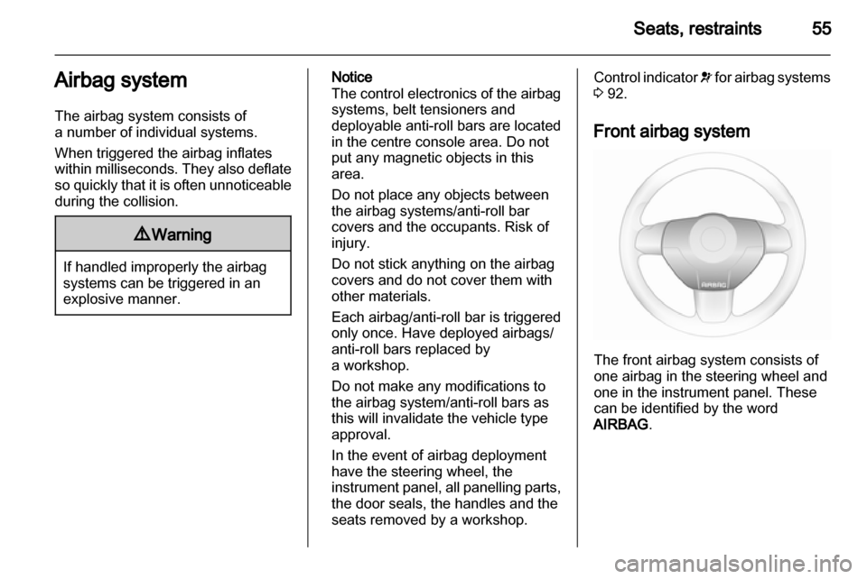VAUXHALL ASTRA H 2010  Owners Manual 