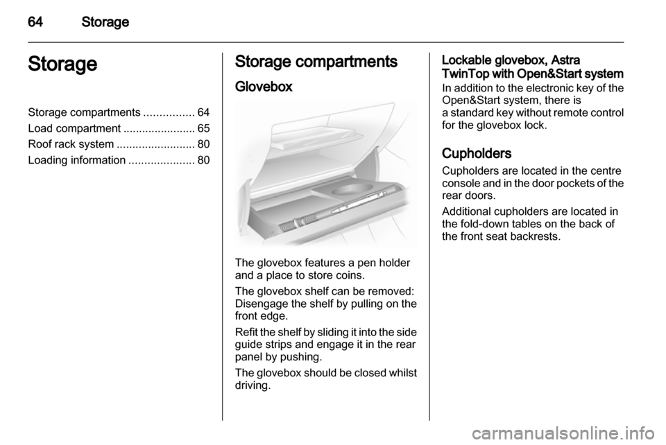 VAUXHALL ASTRA H 2010  Owners Manual 