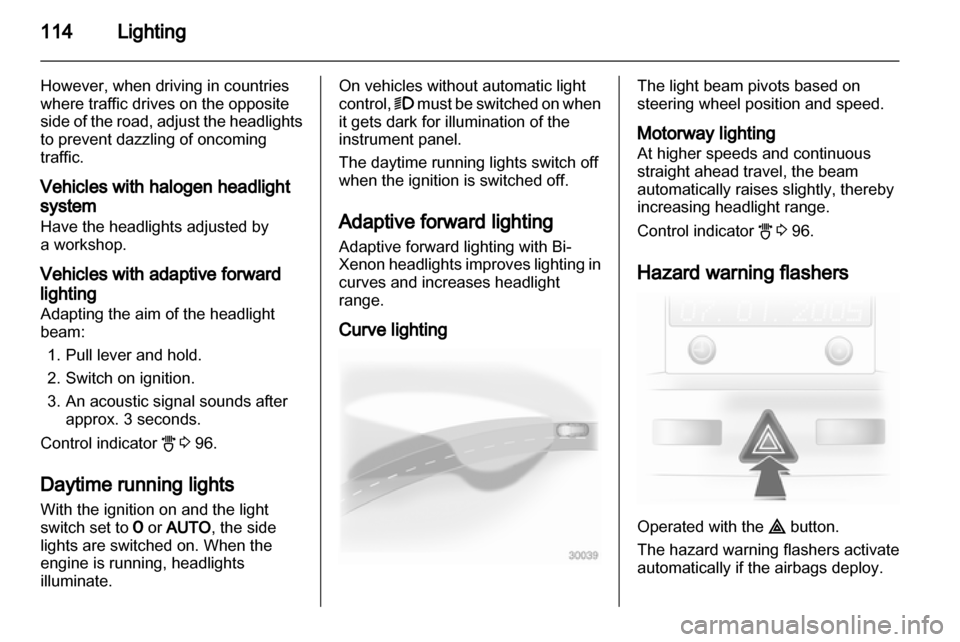 VAUXHALL ASTRA H 2010.5  Owners Manual 
