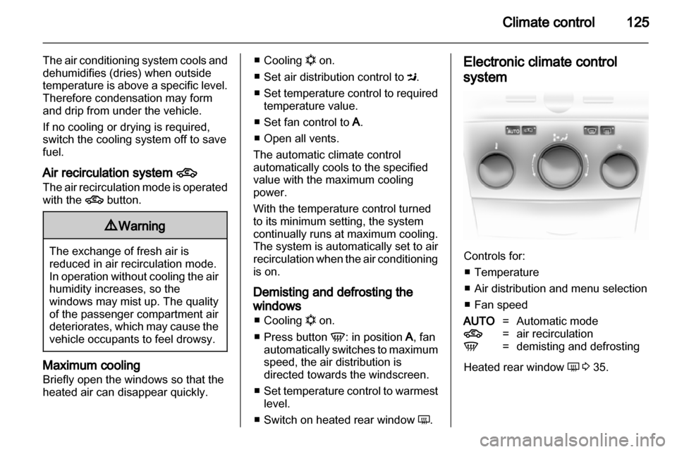 VAUXHALL ASTRA H 2010.5  Owners Manual 