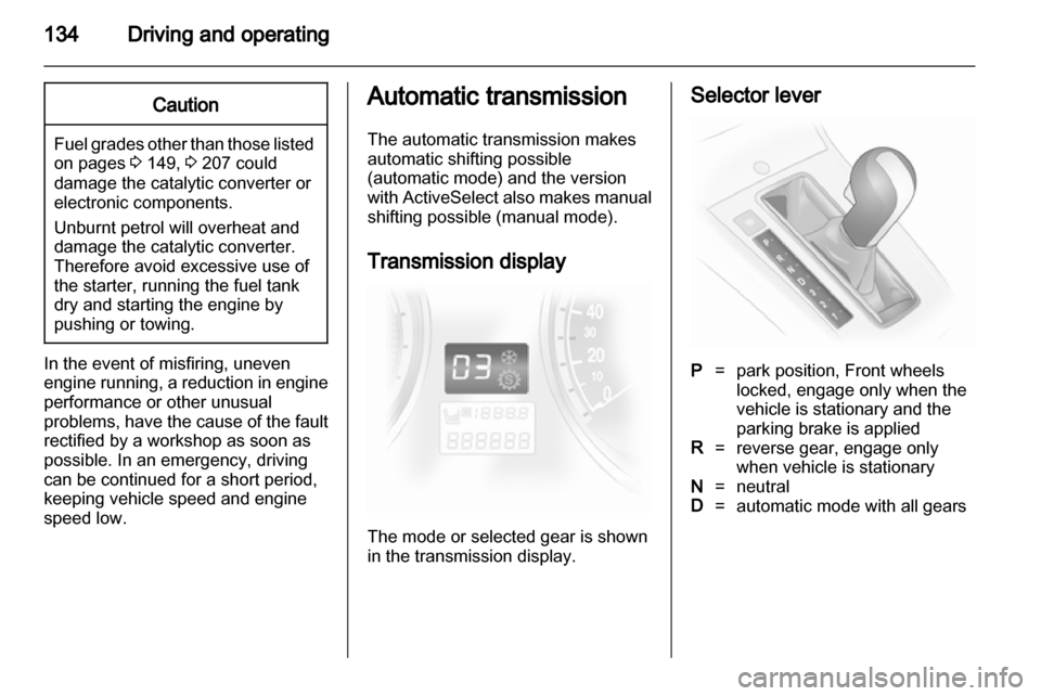 VAUXHALL ASTRA H 2010.5  Owners Manual 