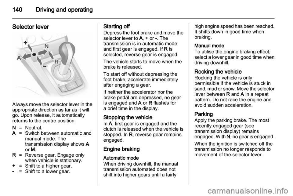 VAUXHALL ASTRA H 2010.5  Owners Manual 