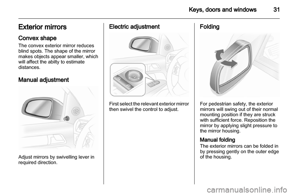 VAUXHALL ASTRA H 2010.5  Owners Manual 