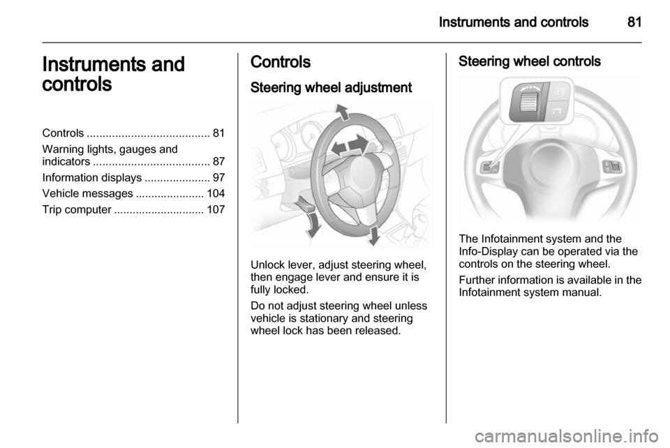 VAUXHALL ASTRA H 2010.5  Owners Manual 