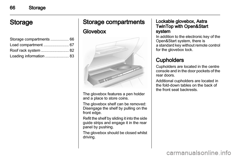VAUXHALL ASTRA H 2011  Owners Manual 