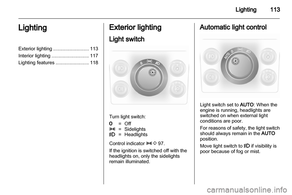 VAUXHALL ASTRA H 2012  Owners Manual 
