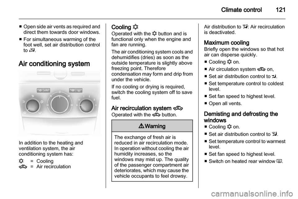 VAUXHALL ASTRA H 2012  Owners Manual 