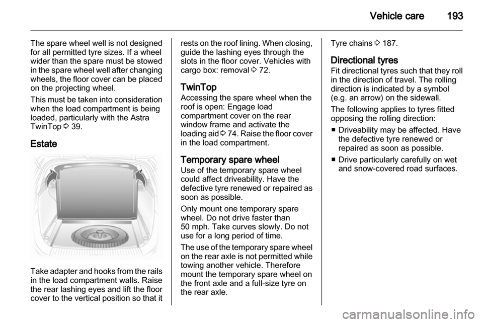 VAUXHALL ASTRA H 2012  Owners Manual 