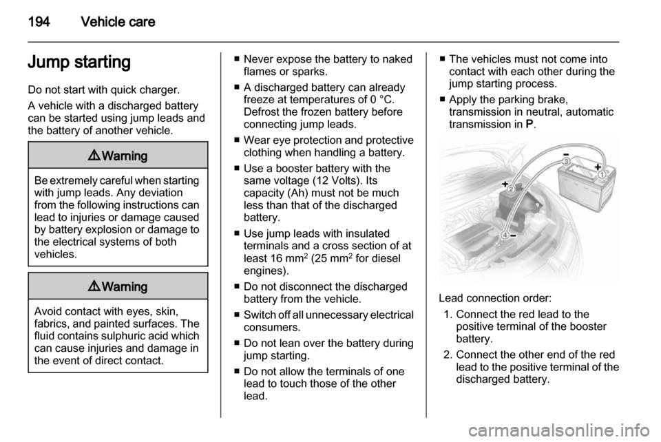 VAUXHALL ASTRA H 2012  Owners Manual 