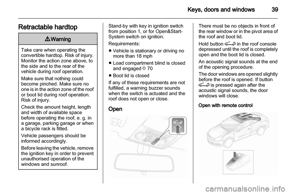 VAUXHALL ASTRA H 2012  Owners Manual 
