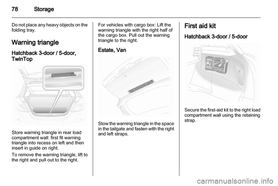 VAUXHALL ASTRA H 2012  Owners Manual 