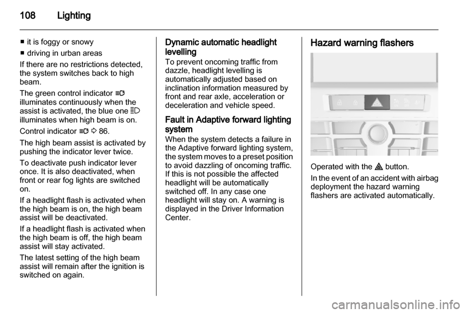 VAUXHALL ASTRA J 2010.5  Owners Manual 
