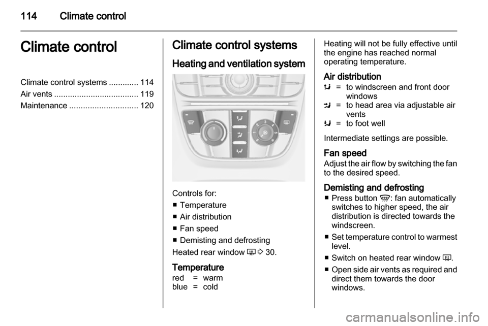 VAUXHALL ASTRA J 2010.5  Owners Manual 