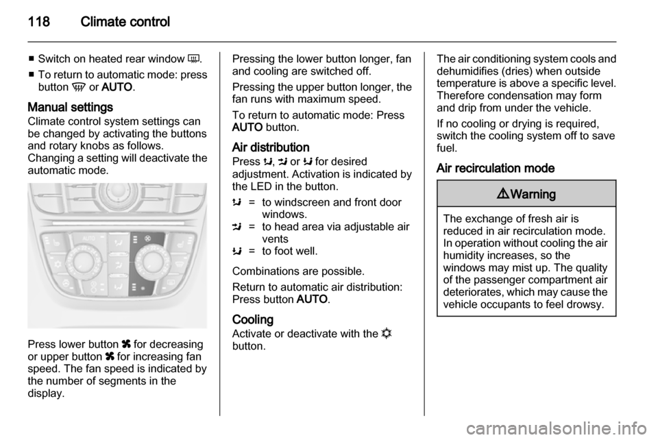 VAUXHALL ASTRA J 2010.5  Owners Manual 