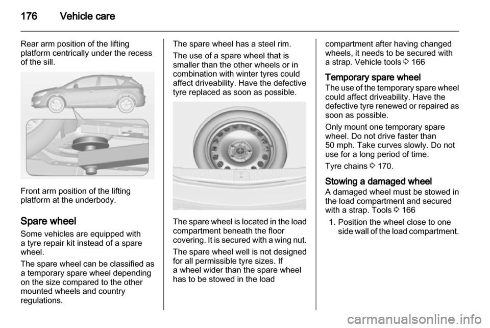 VAUXHALL ASTRA J 2010.5  Owners Manual 