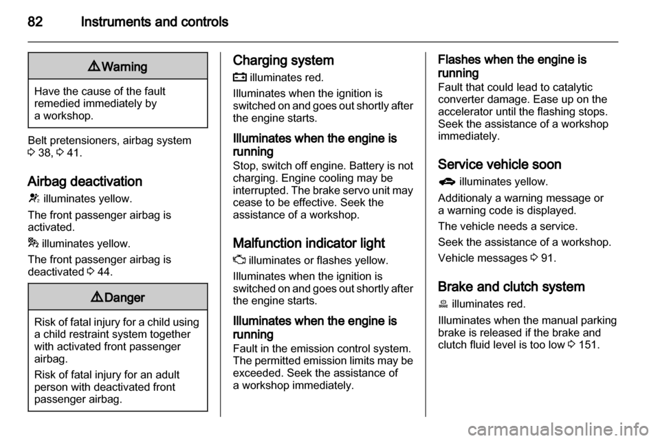VAUXHALL ASTRA J 2010.5  Owners Manual 