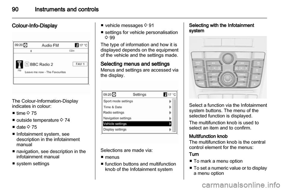VAUXHALL ASTRA J 2010.5  Owners Manual 