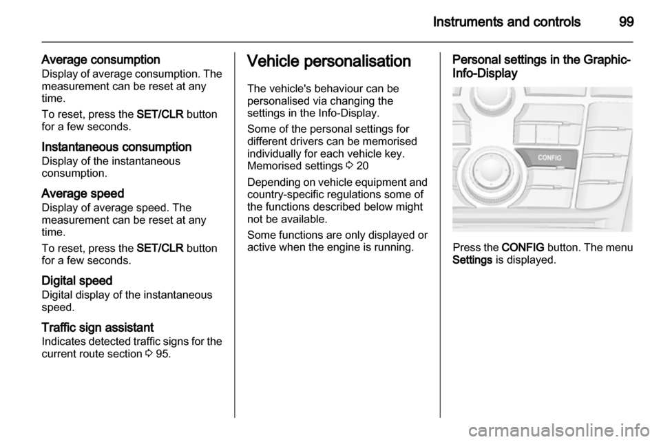 VAUXHALL ASTRA J 2010.5  Owners Manual 