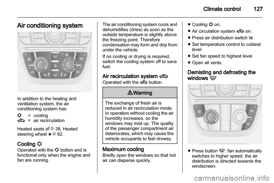 VAUXHALL ASTRA J 2011  Owners Manual 