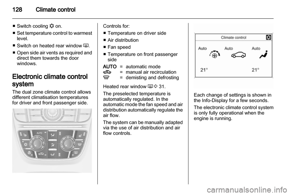 VAUXHALL ASTRA J 2011  Owners Manual 