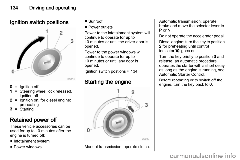 VAUXHALL ASTRA J 2011  Owners Manual 
