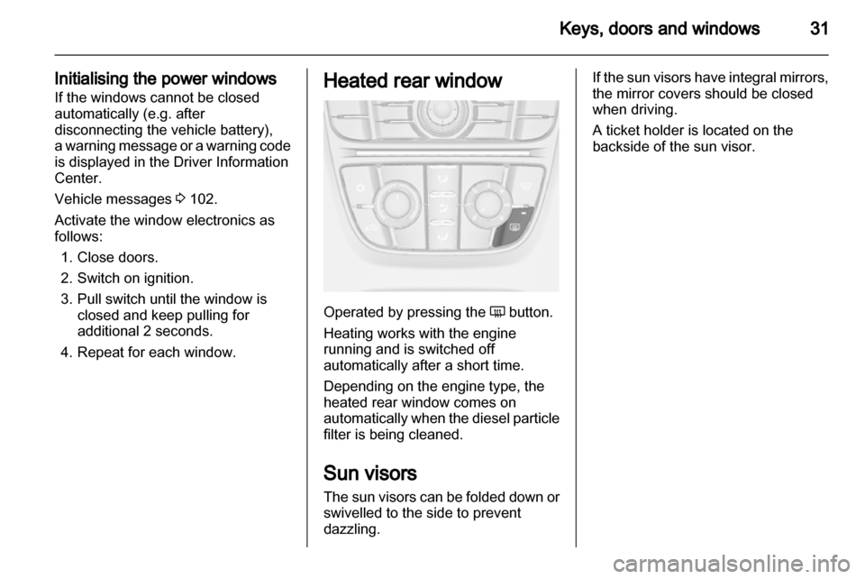 VAUXHALL ASTRA J 2011  Owners Manual 