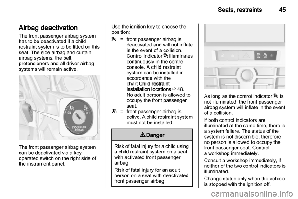 VAUXHALL ASTRA J 2011  Owners Manual 